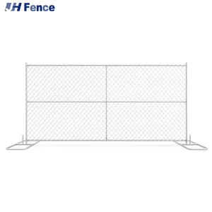 Free Standing Galvanized Outdoor Event Construction Chain Link Temporary Fencing for America Temporary Chain Link Fence thumbnail-1