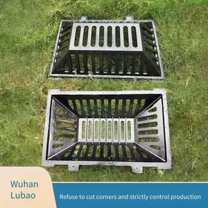 Lubao Manufacturer of Ductile Iron Overflow Wells 450*750 Square Rainwater Infiltration Wells for Drainage, Inspection and Interception in Gardens thumbnail-2