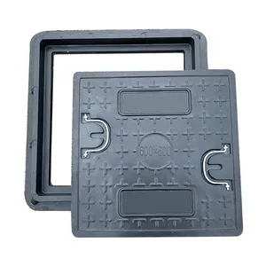 600x600mm Square Composite Manhole Cover With Locking Mechanism thumbnail-2