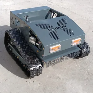Industrial Cordless Cutting Height 10-150mm Adjustable Remote Distance 200M Remote Controlled Grass Cutter Machine thumbnail-4