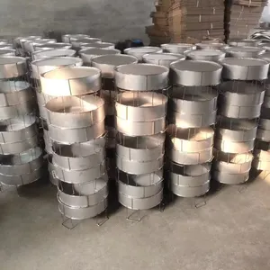304 Stainless Steel Wedge Wire Filter Basket, 0.25mm Slot, 220V Vibration Motor, Customizable Length thumbnail-4