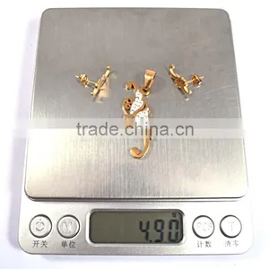 German Stainless Steel Jewelry Gold Plated Fashion Jewelry Sets thumbnail-6