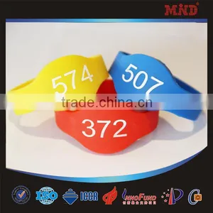 MDW67 Factory Price Passive Silicone Rfid Wristband thumbnail-4