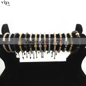 The Best Selling Chinese Knot Beads Jewelry With 4mm6mm8mm Sizes 316L Stainless Steel Bracelet thumbnail-2