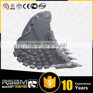 HOT Product HARDOX500 NM400 ISO-certified Excavator Reinforced Bucket for 1-80t Excavator thumbnail-2