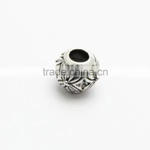New Style Anti-silver Big Hole Zinc Alloy Loose Beads,Chain Bracelets Accessories thumbnail-2