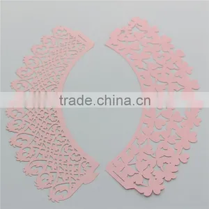 Wedding Baby Shower Party Decor Laser Cut Cupcake Wrappers thumbnail-3
