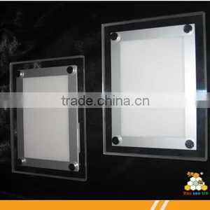 Acrylic Slim Wall Mounted Advertising Crystal LED Light Box thumbnail-5