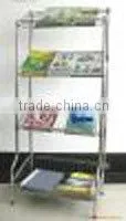 Slanted Book Display Shelf/wire Shelf/magazine Shelving/book Shelf/book Stand thumbnail-1