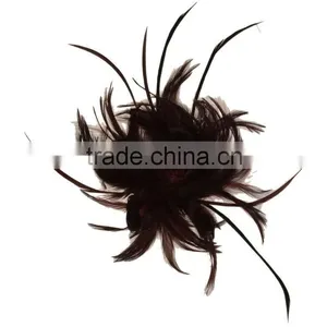 Fancy Feather Hair Fascinator/Clip/Barrettes thumbnail-6