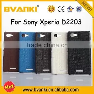 Interesting Products 2015 White Crocodile Leather Case For Sony Mobile Covers,Decorative Pattern Cover Case For Sony Xperia Case thumbnail-1