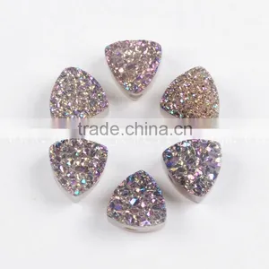 Custom New Color Agate Flat Druzy Wholesale Gemstone for Jewelry DIY thumbnail-1
