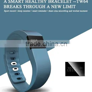 Bluetooth 4.0 Smart Wristband, Health,sport Smart Bracelet TW64 thumbnail-1