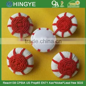 High Fashion Cord Braided Fabric Covered Button For Ladies --- F1536 thumbnail-1