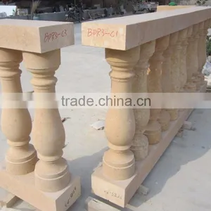 Beige Marble Balustrades and Handrails for Sale thumbnail-1