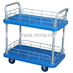 LAOA Double Layer Silence Flat Trolley Double Handle and Bear 150KG 200KG 300KG thumbnail-4