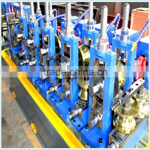 Welded Steel Tube Roll Former Mill Welded Pipe Roll Forming Machine Round/square Pipe Machinery, High Frequency Welding thumbnail-4