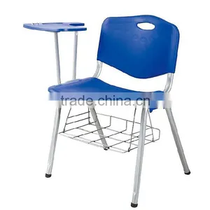 Affordable Office Furniture Metal Frame PP STEEL PIPE CHAIR for Student/ PADDED GRADE CHAIR thumbnail-1