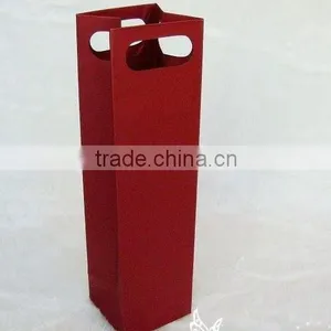 2015 Cheap Personalized Durable Paper Wine Bottle Bag thumbnail-3