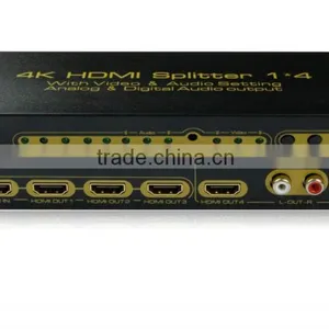 HDMI 4 Port Way Distribution Splitter 1x4 1 In 4 Out thumbnail-3
