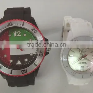 Sport Style Case Combined Alloy With Plastic Silicone Watch thumbnail-3