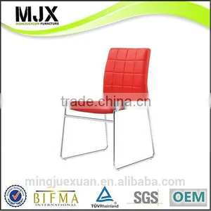 New Hot Sale Grey Leather Visitor Chairs thumbnail-1