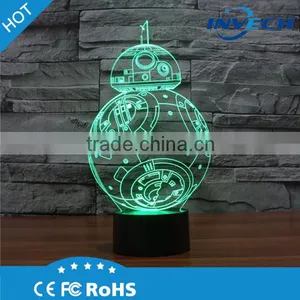 Wholesale High Quality Christmas Fancy Childrens Battery Powered 3D Led Night Lights thumbnail-3