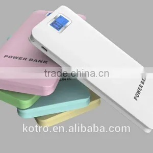 High Quality Colorful LCD Digital Display 3 USB Output Power Bank 4.1A Portable Charger 12000mah Portable Power Bank thumbnail-1