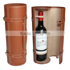 Luxury Leather Wine Case thumbnail-2