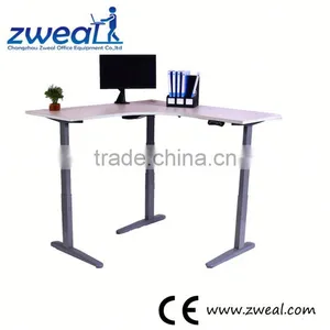 l Shaped Adjustable Executive Desk Factory Wholesale thumbnail-1