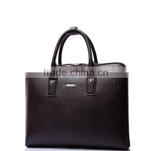 Luxury Leather Notebook Bag Men Business Executive Bag thumbnail-1