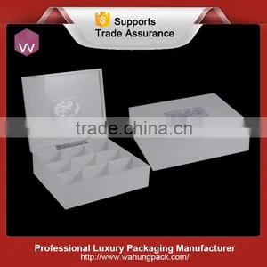 White Wood Compartment Packaging Tea Box(WH-2264) thumbnail-1