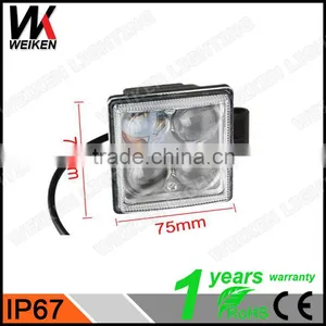 WEIKEN Cheap Price 4D 12W Waterproof Led Work Lights for Atv Truck Trailler thumbnail-3
