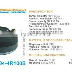 Hot Sale Portable Titanium Hifi Loudspeaker Driver thumbnail-1