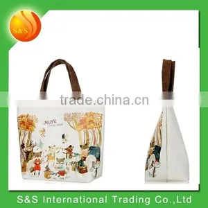 Hot Selling Printing Canvas Cotton Tote Bag Shopping Bag thumbnail-2