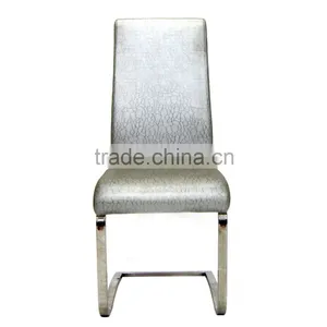 High Back Stainless Steel Dining Table and Chair Sets Modern thumbnail-6