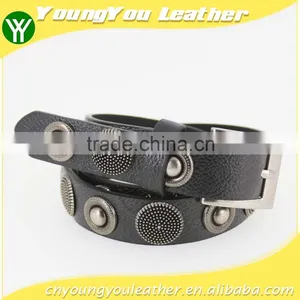 Women's Fashion Flowermetal Studded Jeans Belt With Shiny Rhinestone Accessories in Chinese Factory thumbnail-1