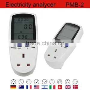Digital Energy Watt Meter Socket With Electricity Meter UK Plug thumbnail-2
