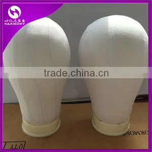 Wholesale Polyurethane Canvas Head for Wigs Making/Canvas Block Head thumbnail-1