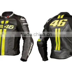 VR 46 Biker Leather Jacket thumbnail-1