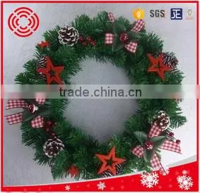 Pine Needle Artificial Christmas Wreath for Home Decor thumbnail-5