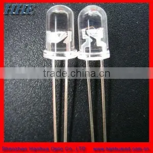 3mm Orange Led 600nm or 605nm Water Clear thumbnail-1