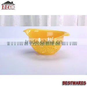 Tow Tone Melamine Salad Bowl,plastic Colander thumbnail-1
