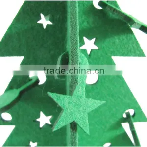 Felt Christmas Tree for Christmas Ornament Home Decor Teda Christmas Tree Felt Ornaments Hangings Decorations thumbnail-5