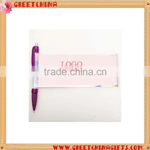 Promotional Pulling Picture Retractable Banner Ballpoint Pen With OEM Service thumbnail-3