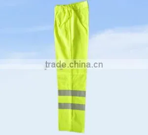 Yellow Pockets Tight Fabric for Safety Pants for Construction thumbnail-2
