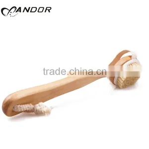 Natural Bristle Detachable Wooden Handle Bath Brush thumbnail-4
