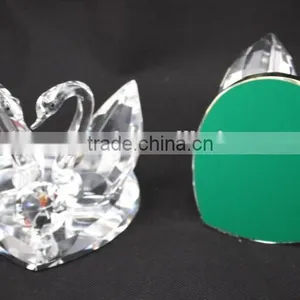 Factory Directly Sale Beautiful Couple Crystal Swans thumbnail-2