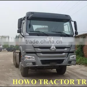 High Quality Low Price 2016 New 60ton 371hp Sinotruk Howo 6x4 Tractor Truck for Sale thumbnail-1