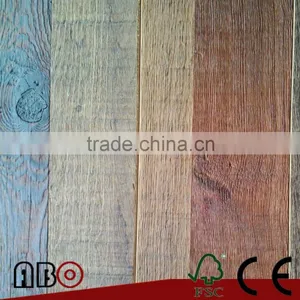 Brown Oil Recycled Pine Wood Flooring Reclaimed Surface Design thumbnail-1